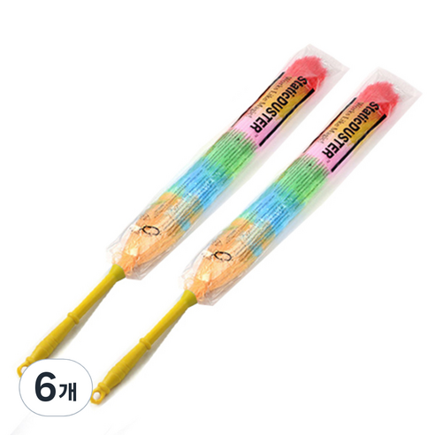리버그린 무지개 먼지 털이개 특, 옐로우, 6개
