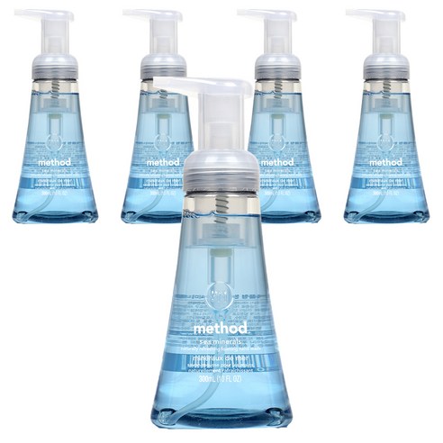 메소드 거품 핸드워시 씨미네랄, 300ml, 5개