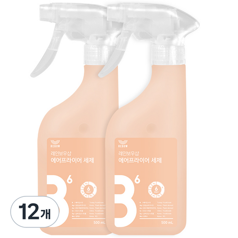 레인보우샵 에어프라이어 세제, 500ml, 12개