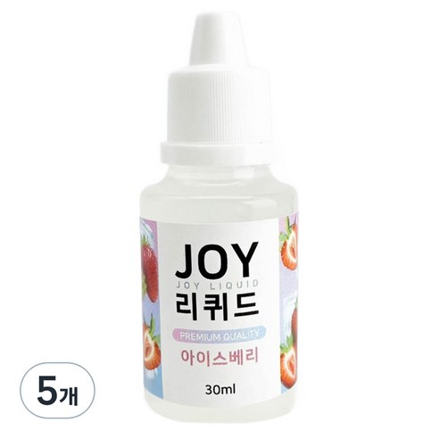 아로마조이 조이리퀴드 슬라임 향료 30ml, 5개, 아이스베리