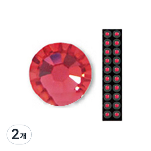 와사비네코 미미츠보 쥬얼리 귀지압패치 M 3.0mm 20p, 인디안핑크, 2개