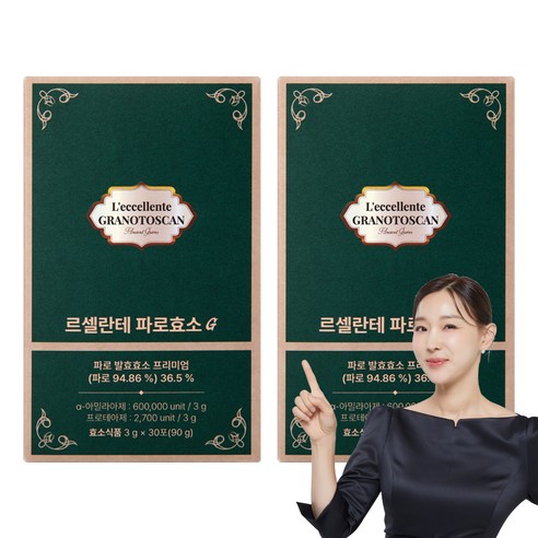 그레인온 르셀란테 파로효소 G 30포, 90g, 2개