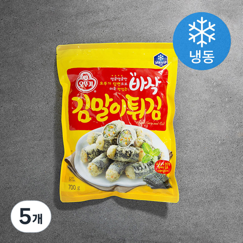 오뚜기 바삭 김말이튀김 (냉동), 700g, 5개