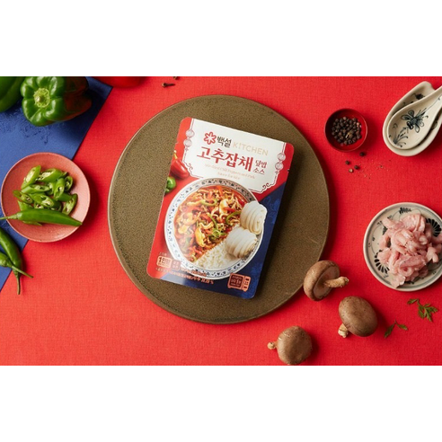 3분 만에 완성하는 마법, 백설 고추잡채 덮밥 소스