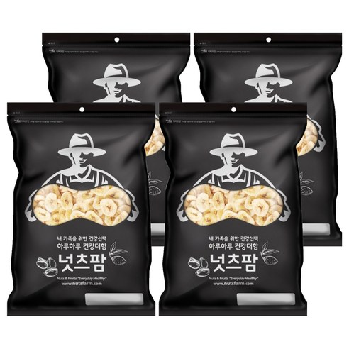 넛츠팜 바나나칩, 400g, 4개