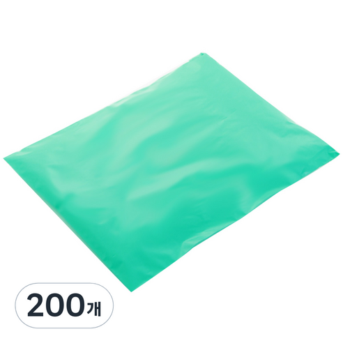 HDPE 접착 택배봉투 민트, 200개