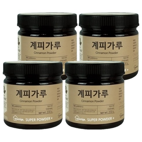 우리가스토리 계피가루, 200g, 4개