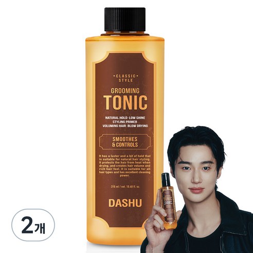 다슈 클래식 스타일 그루밍 토닉 헤어왁스, 310ml, 2개