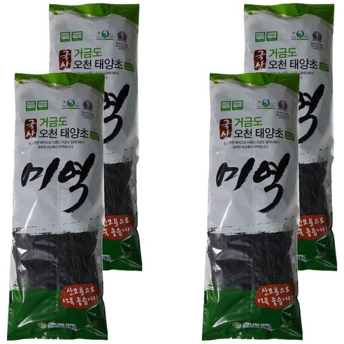 골드물산 거금도 오천 태양초 미역, 500g, 4개