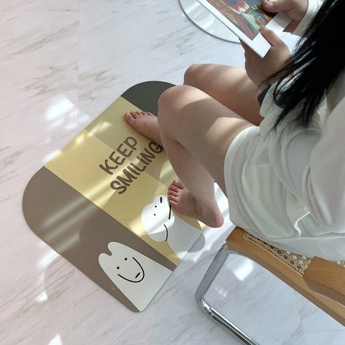 모노니크 빨아쓰는 규조토 발매트, 17 킵스마일링