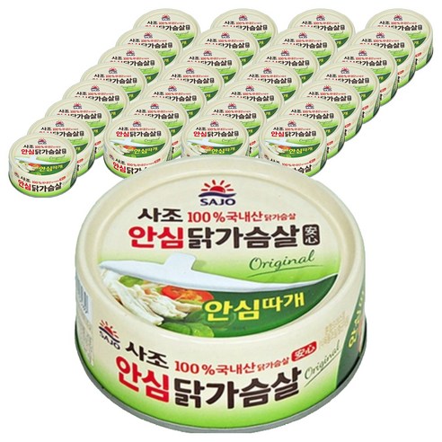 사조 안심 리얼닭가슴살, 90g, 48개