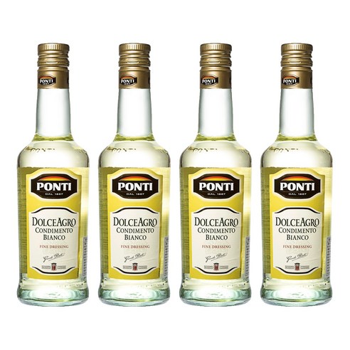 폰티 화이트 발사믹 식초, 4개, 500ml