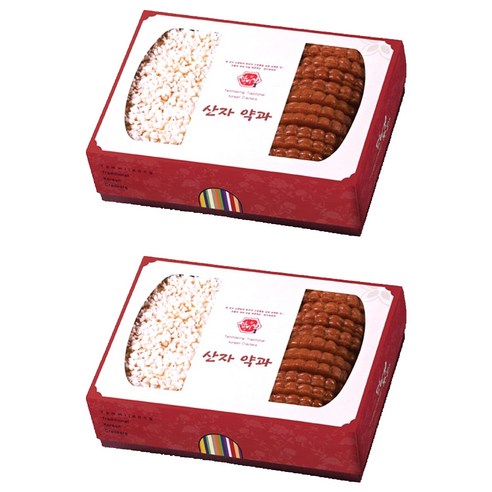 담미정 산자랑 약과랑 선물세트, 760g, 2개