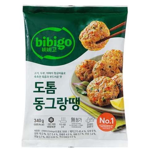 비비고 도톰 동그랑땡 (냉동), 340g, 1개