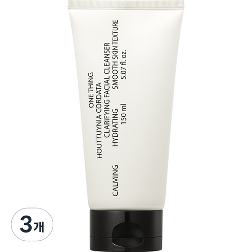 원씽 어성초 약산성 폼클렌징, 3개, 150ml