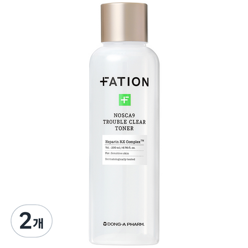 파티온 동아제약 노스카나인 트러블 클리어 토너, 2개, 200ml