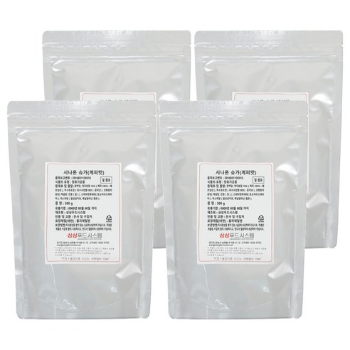 상상시즈닝 시나몬 슈가, 500g, 4개