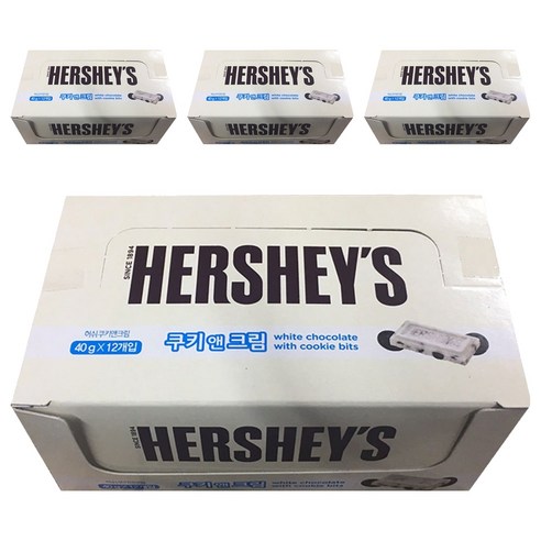 허쉬 쿠키 앤 크림, 40g, 48개