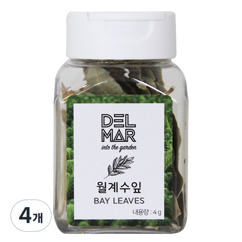 딜리셔스마켓 프리미엄 월계수 잎, 4g, 4개