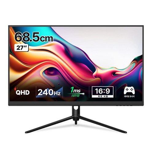 한성컴퓨터 QHD 240 게이밍 모니터 68cm, TFG27Q24F(일반) 섬네일