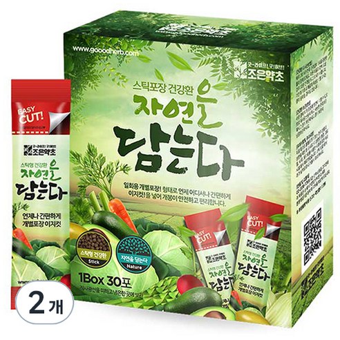 굿허브 조은약초 자연을 담는다 스틱형 초석잠환, 2개, 90g