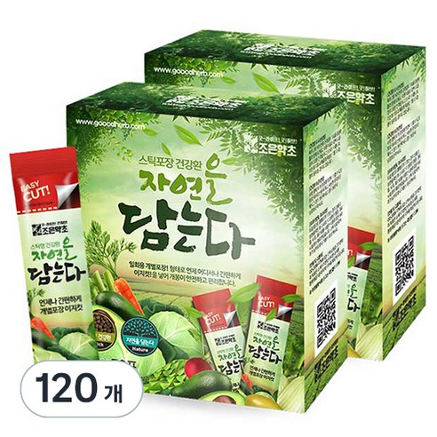 굿허브 조은약초 자연을 담는다 스틱형 칡환, 120개, 3g