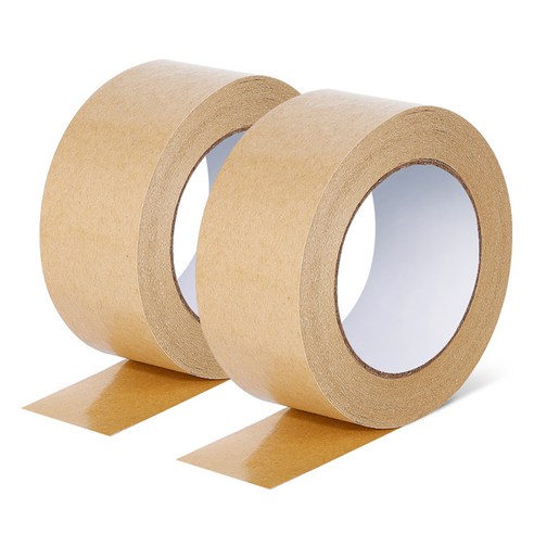 아뜰라임 크라프트 찢어쓰는 종이 포장 박스 테이프 60mm x 50m, 2개
