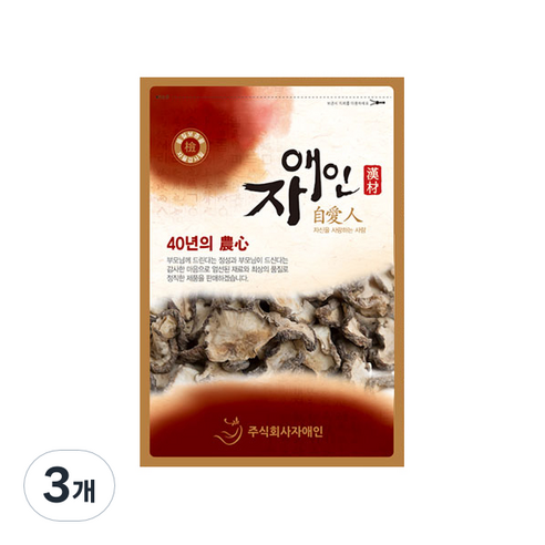 자애인 말린 돼지감자차, 1kg, 3개