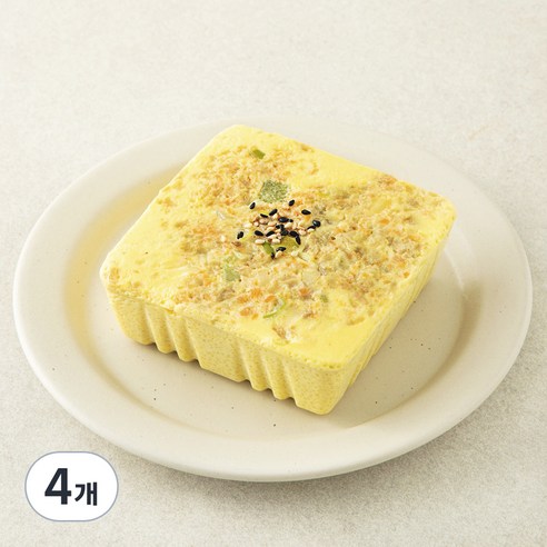 집반찬연구소 야채계란찜 2팩, 4개, 480g