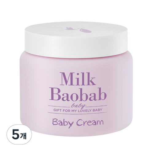 밀크바오밥 베이비 크림, 280g, 5개