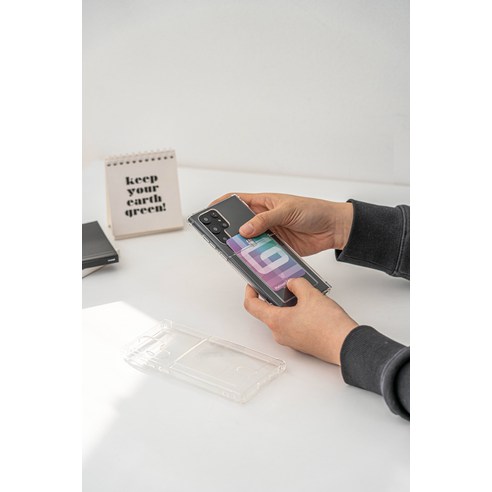 휴대폰 보호를 위해 혁신과 편리성을 결합한 구스페리 하이브리드 에어백 카드 포휴대 케이스