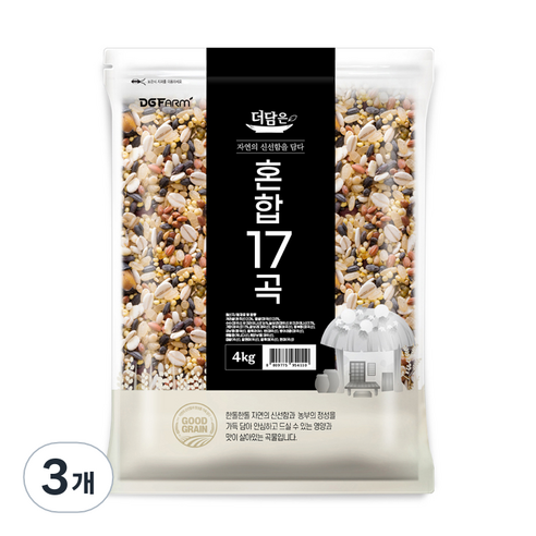 더담은 혼합 17곡, 3개, 4kg