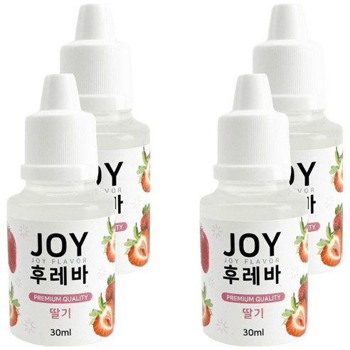 조이후레바 아로미조이 슬라임재료 30ml, 4개, 딸기