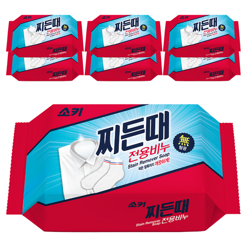 소키 찌든때 전용 세탁비누, 150g, 7개