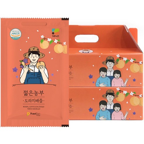 젊은 농부 도라지배즙 30포, 3L, 3팩 
건강즙/음료