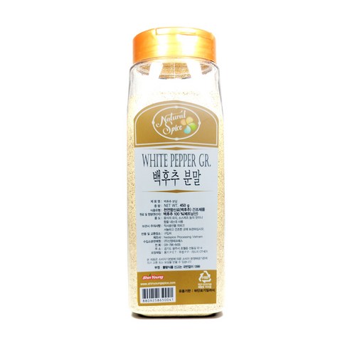 내츄럴스파이스 백후추 분말, 450g, 1개