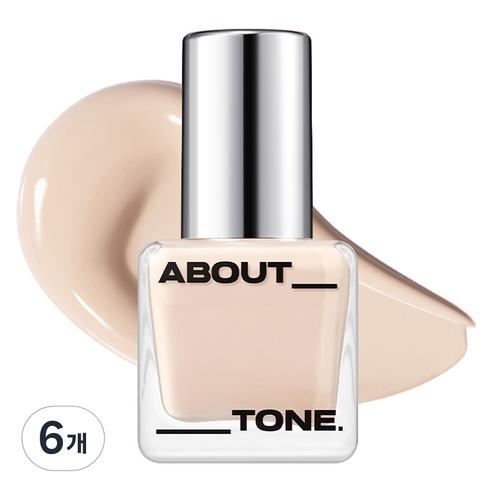 어바웃톤 스킨 레이어 핏 파운데이션 30ml, 아이보리, 6개