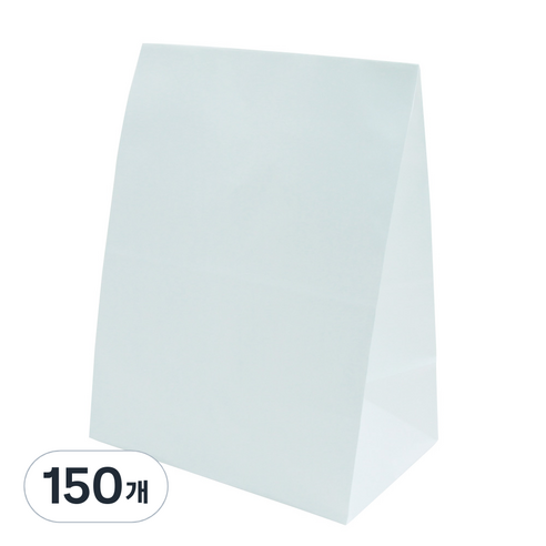 봄91 페이퍼백 특대 20 x 13 x 29.5 cm, 화이트, 150개