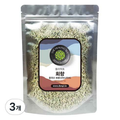 동이약초 중국산 회향, 3개, 150g