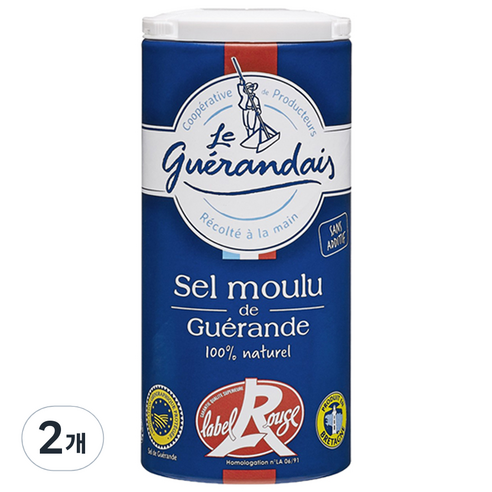 르게랑데 라벨루즈 고운 토판 천일염, 250g, 2개