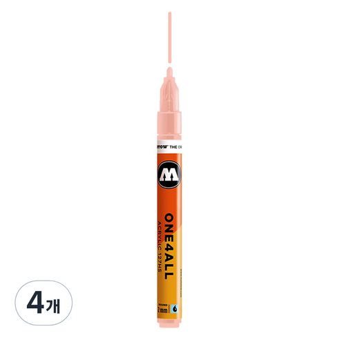 모로토우 원포올 아크릴 마카 2mm 127HS 207 skin pastel, 4개