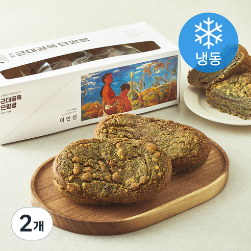 근대골목단팥빵 쑥 맘모스빵 (냉동), 220g, 3개입, 2개