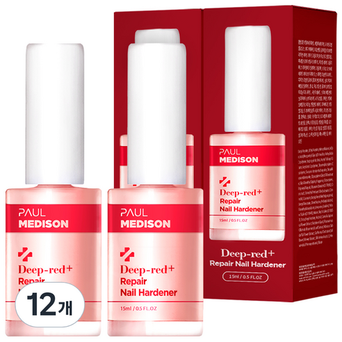 폴메디슨 딥레드 리페어 + 미니 사용설명서, 15ml, 12개