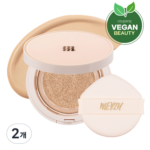 머지 더 에어리 글로우 핏 쿠션 SPF50+ PA+++ 13g, AG3 샌드, 2개