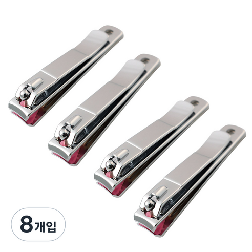 세븐스타 안티네 손톱깎이 중, 실버, 8개입