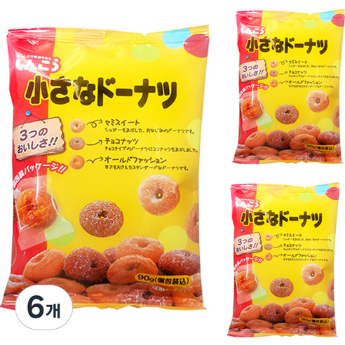 자그마한 도너츠, 90g, 6개