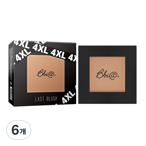 삐아 라스트 블러쉬 4XL 10g, 01 아몬드블로썸, 6개