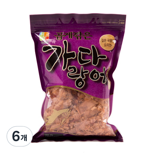 석하 곱게깎은 가다랑어 가쓰오부시, 40g, 6개