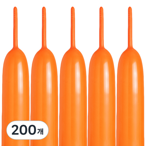 셈퍼텍스 요술 풍선 260S, 오렌지, 200개