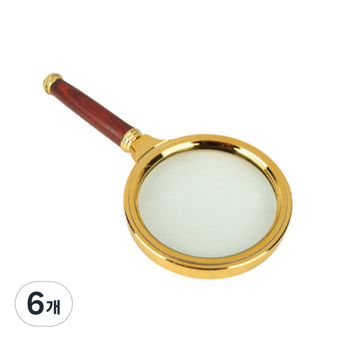 하리코 손잡이 돋보기 90mm, 6개